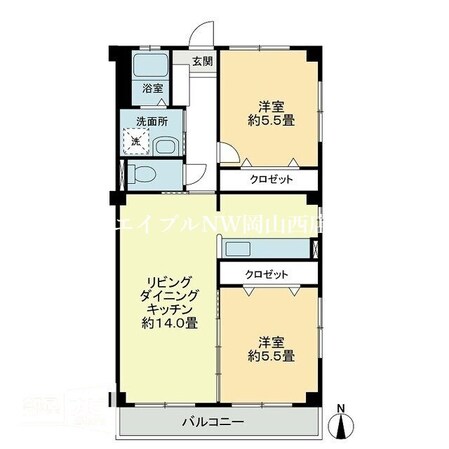 カリーノちどりの物件間取画像